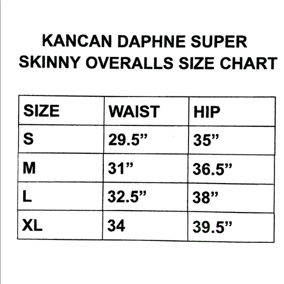 KANCAN DAPHNE DEEP BLUE SUPER SKINNY OVERALLS - Picture 11 of 11